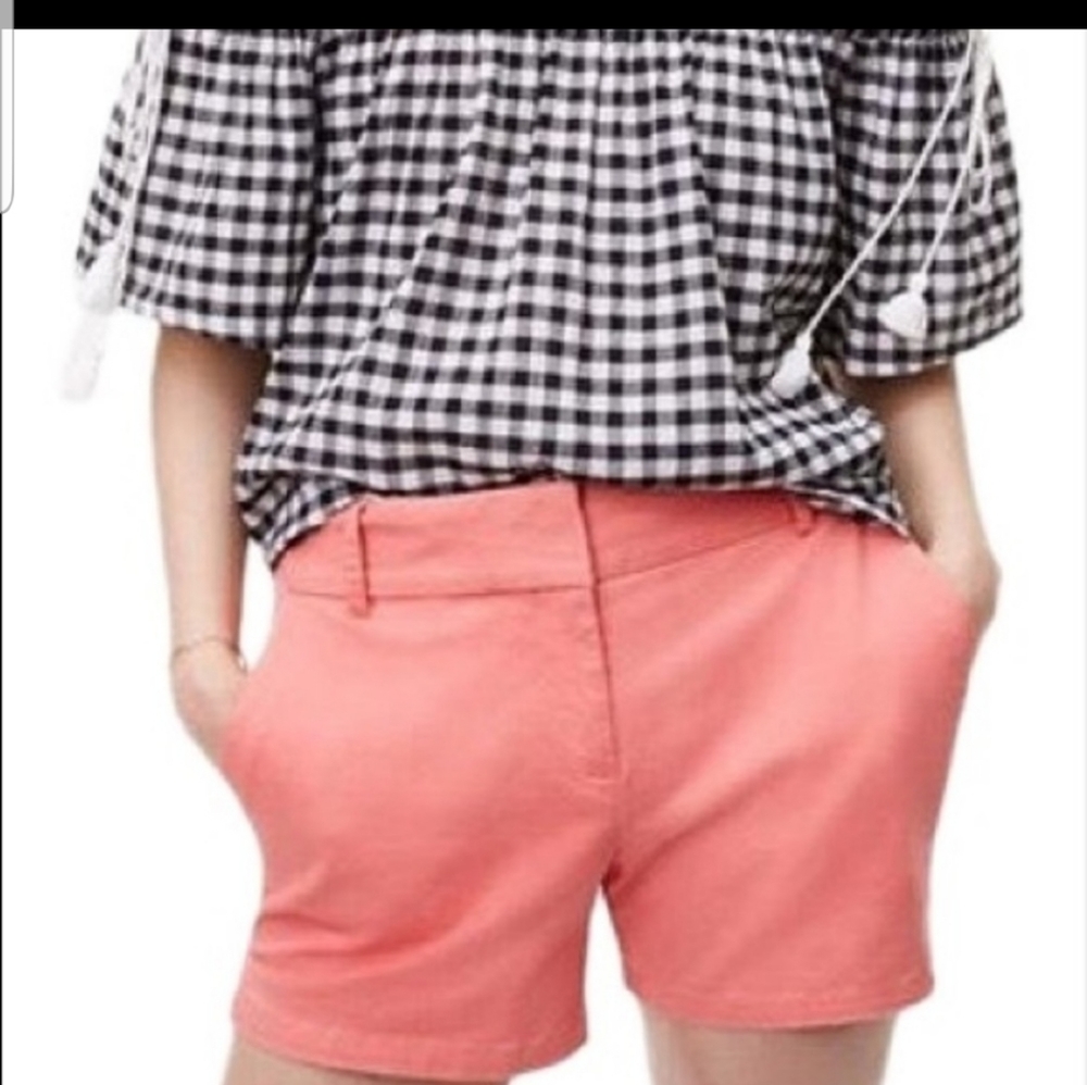 LOFT Riviera Short NWT in coral Sz:0 6"inseam - Picture 5 of 11